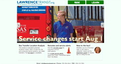 Desktop Screenshot of lawrencetransit.org